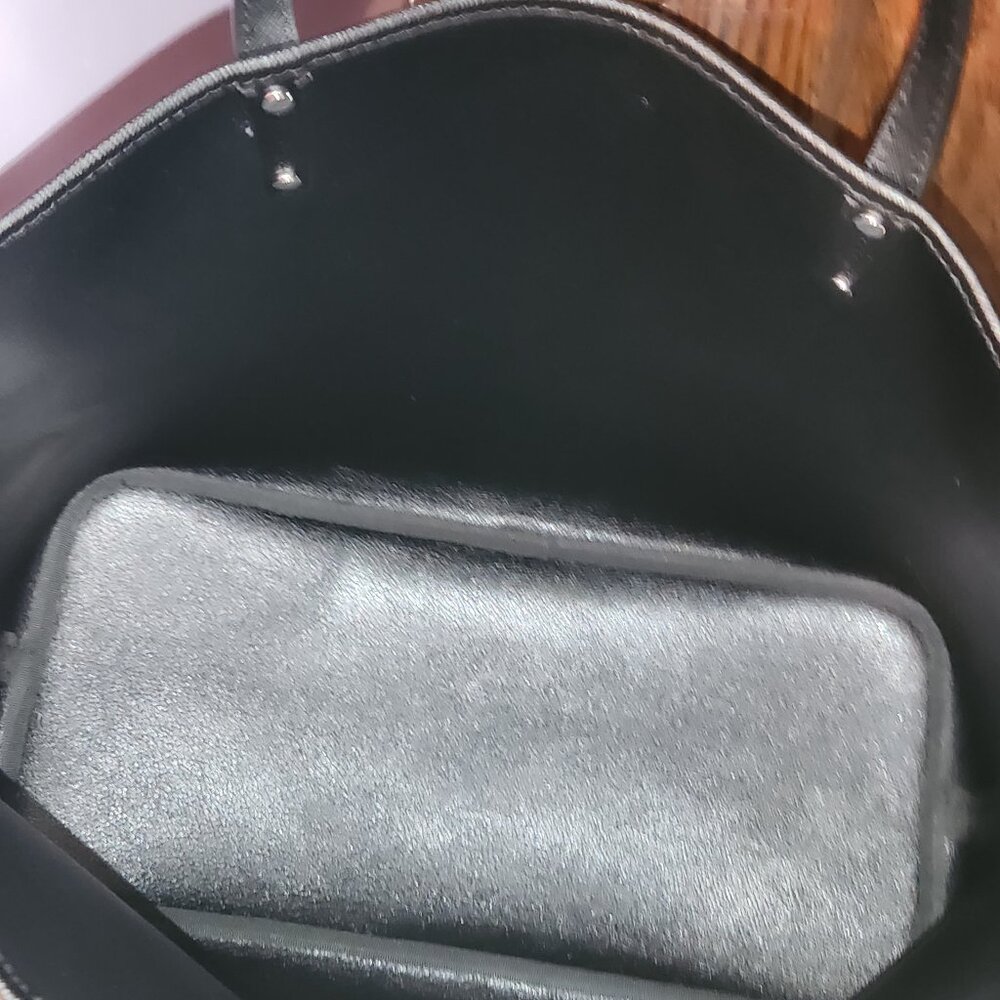 SAVED for firstdownkicks: Michael kors Black & Gray Signature Print Tote - Picture 9 of 12